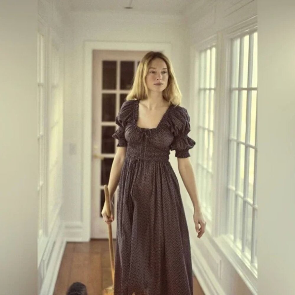 Doen ISCHIA DRESS -- NAVY BISOU FLORAL
